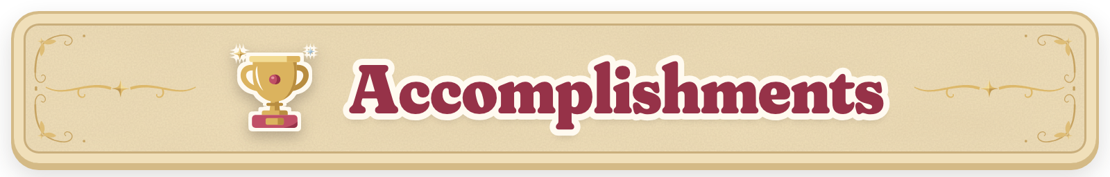 Accomplishments