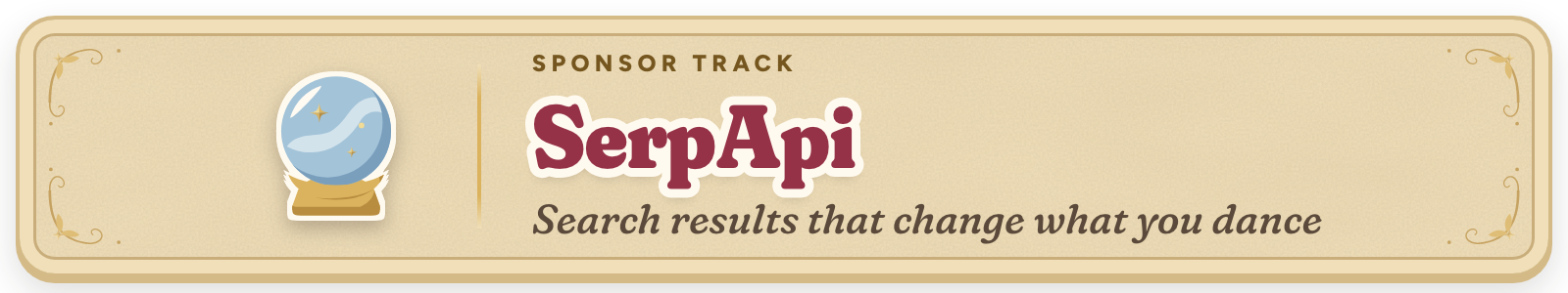 Sponsor track: SerpApi
